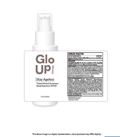 Glo Up Chicago Stay Ageless Tinted Mineral Sunscreen Broad Spectrum Spf 30 2fl Oz (60ml) (06.60a  Glo Up Llc)